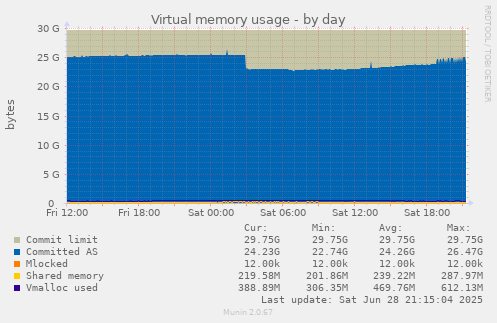 Virtual memory usage